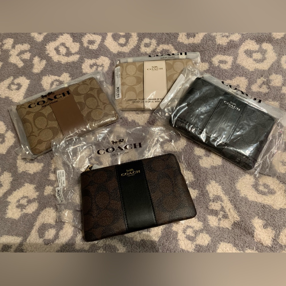 Coach coin zip pouch